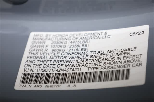 Thumbnail: 2022 Honda Accord - 36