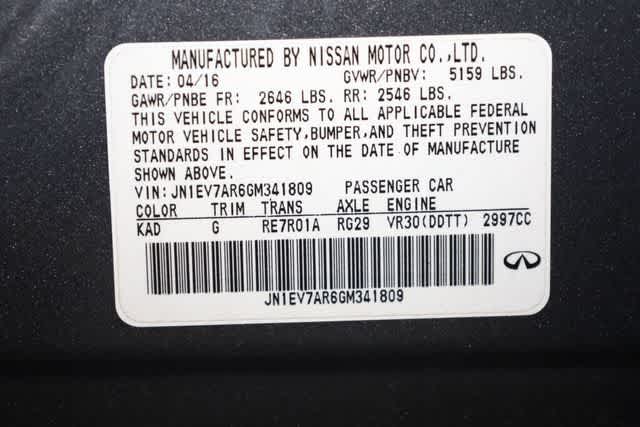 Thumbnail: 2016 INFINITI Q50 - 37