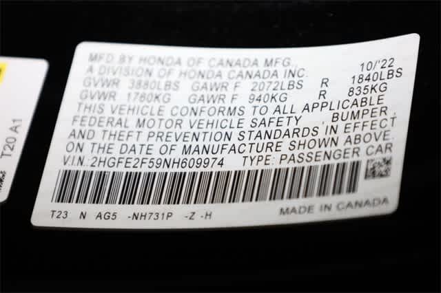 Thumbnail: 2022 Honda Civic - 37