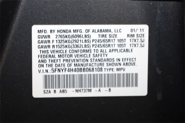 2011 Honda Pilot EX 32
