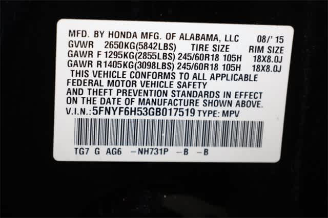 Thumbnail: 2016 Honda Pilot - 39