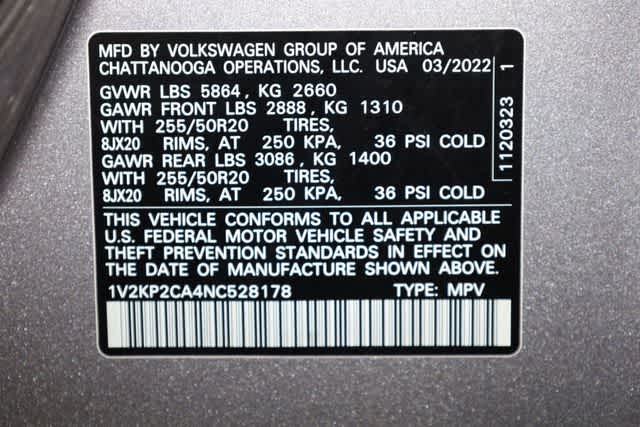 Thumbnail: 2022 Volkswagen Atlas - 38