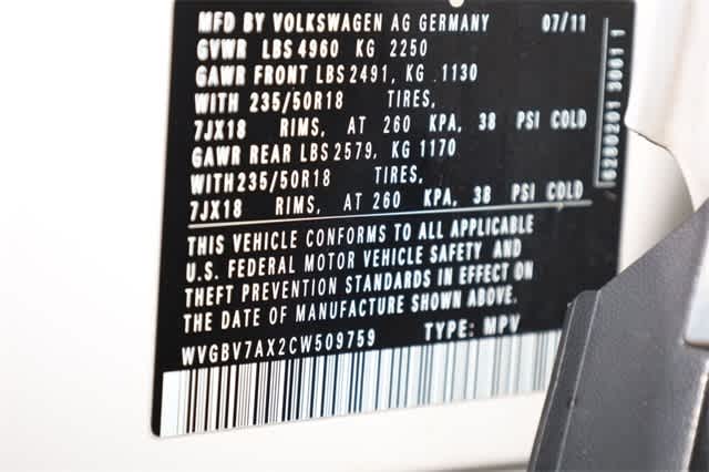 Thumbnail: 2012 Volkswagen Tiguan - 34