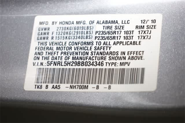 Thumbnail: 2011 Honda Odyssey - 34