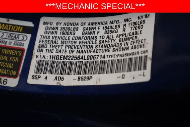 Thumbnail: 2004 Honda Civic - 33