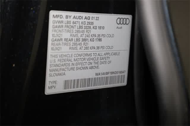 2022 Audi Q8 Premium 39