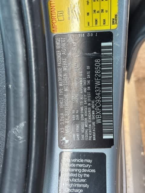 Thumbnail: 2007 BMW X3 - 4