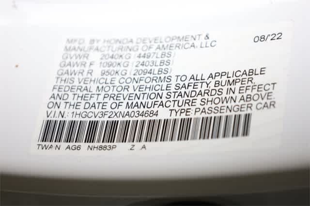 Thumbnail: 2022 Honda Accord - 37