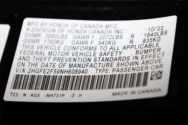 Thumbnail: 2022 Honda Civic - 35