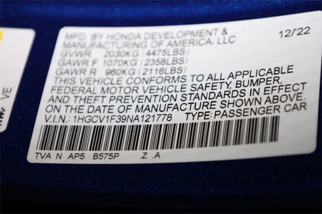 Thumbnail: 2022 Honda Accord - 38