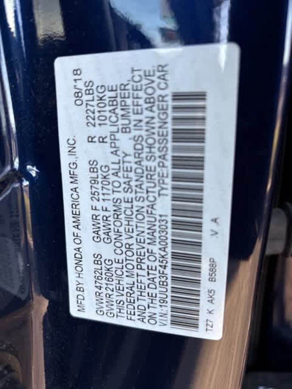 Used 2019 Acura TLX 3.5L Tech Pkg Sedan