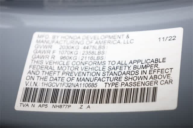 Thumbnail: 2022 Honda Accord - 38