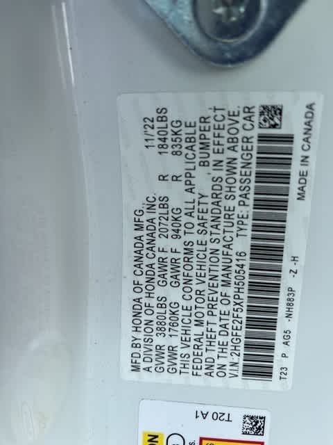 Thumbnail: 2023 Honda Civic - 4