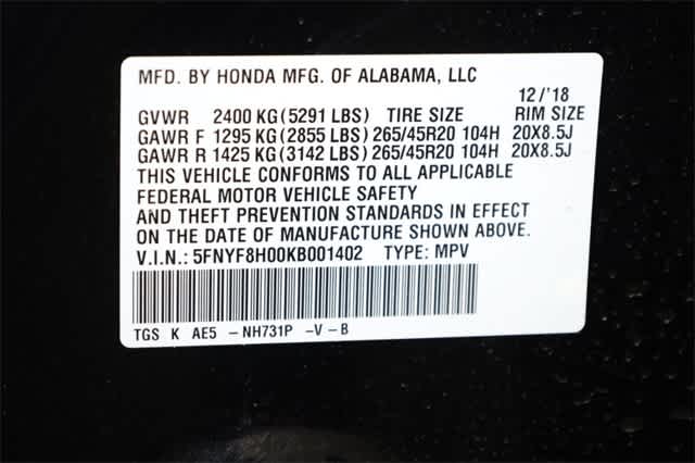 Thumbnail: 2019 Honda Passport - 40