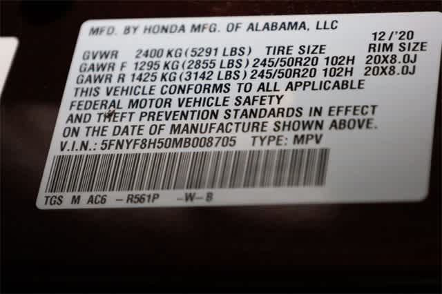 Thumbnail: 2021 Honda Passport - 39