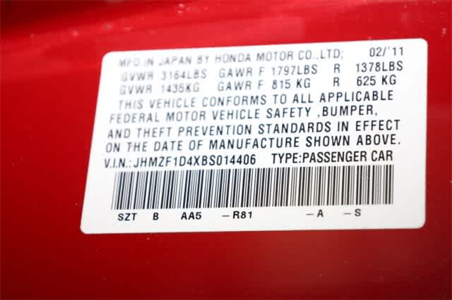 Thumbnail: 2011 Honda CR-Z - 36