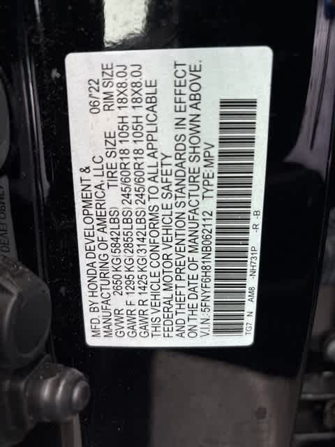 2022 Honda Pilot TrailSport 4