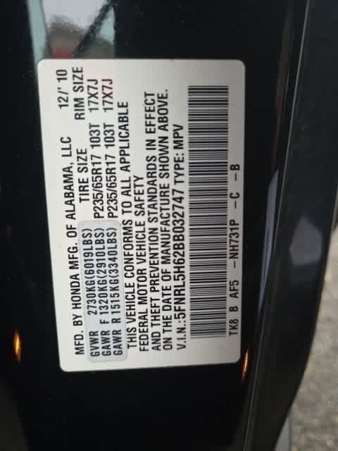 Thumbnail: 2011 Honda Odyssey - 27