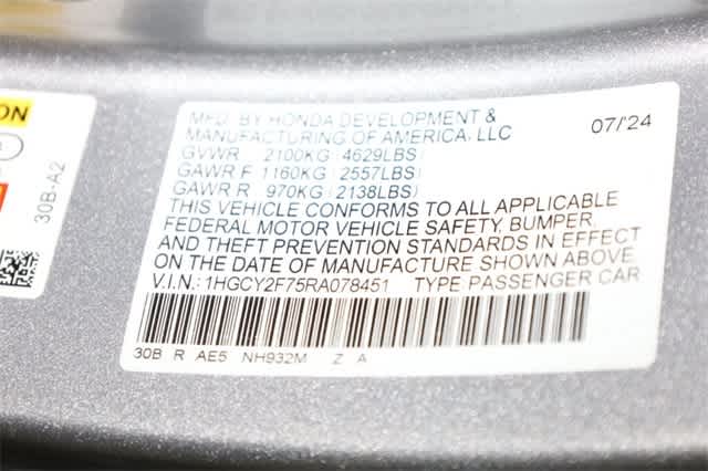 Thumbnail: 2024 Honda Accord - 36