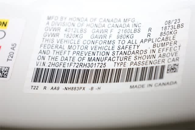 Thumbnail: 2024 Honda Civic - 38