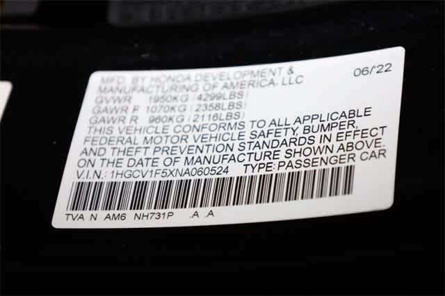 Thumbnail: 2022 Honda Accord - 38