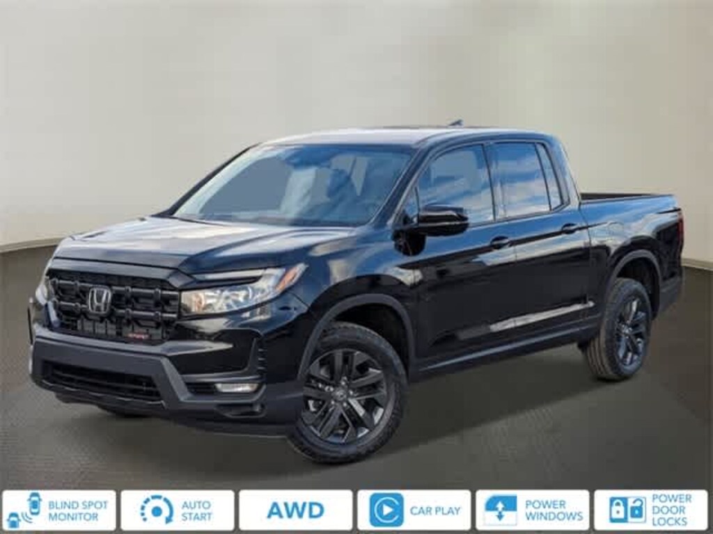 New 2026 Honda Ridgeline Sport Truck Crew Cab