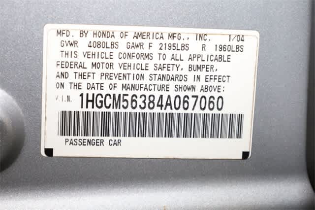 Thumbnail: 2004 Honda Accord - 29