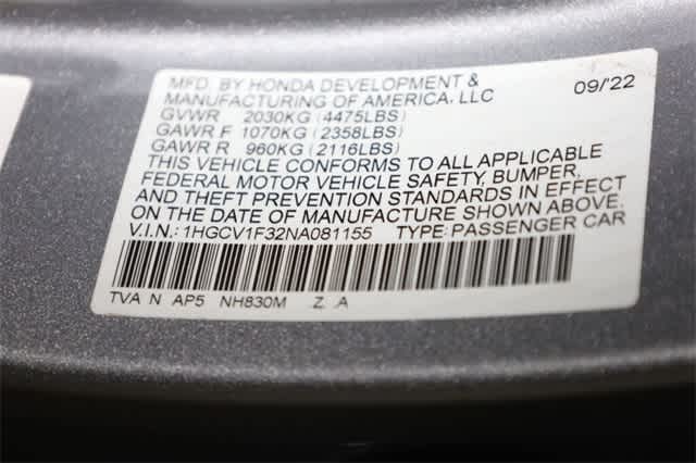 Thumbnail: 2022 Honda Accord - 38
