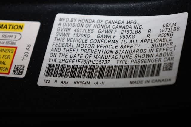 Thumbnail: 2024 Honda Civic - 38