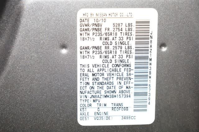 Thumbnail: 2011 Nissan Murano - 33