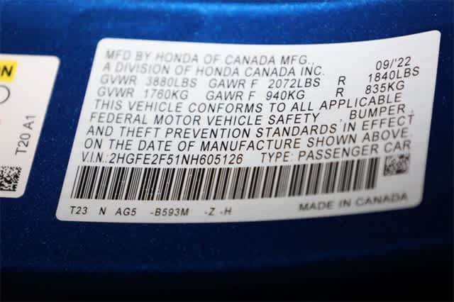 Thumbnail: 2022 Honda Civic - 37