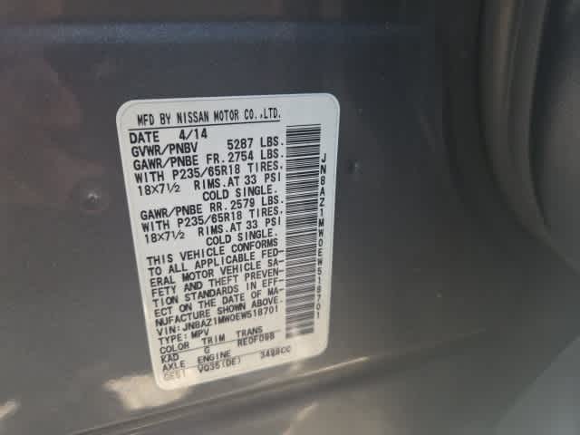 Thumbnail: 2014 Nissan Murano - 26