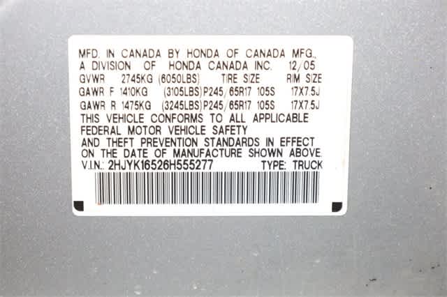 Thumbnail: 2006 Honda Ridgeline - 39