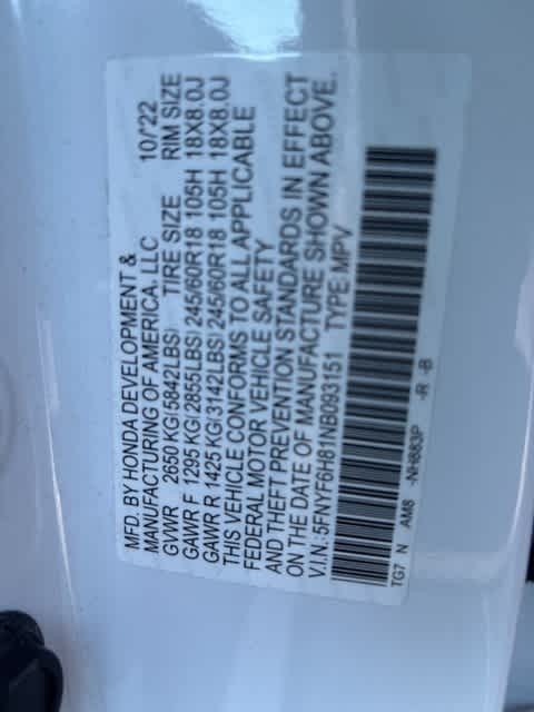 Thumbnail: 2022 Honda Pilot - 4