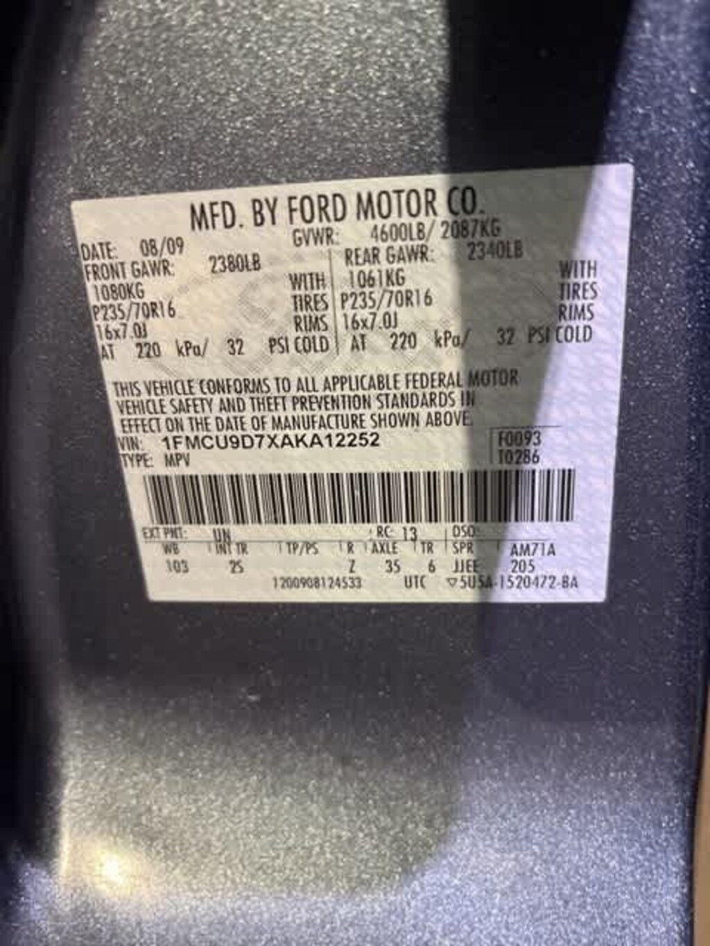 Used 2010 Ford Escape XLT SUV