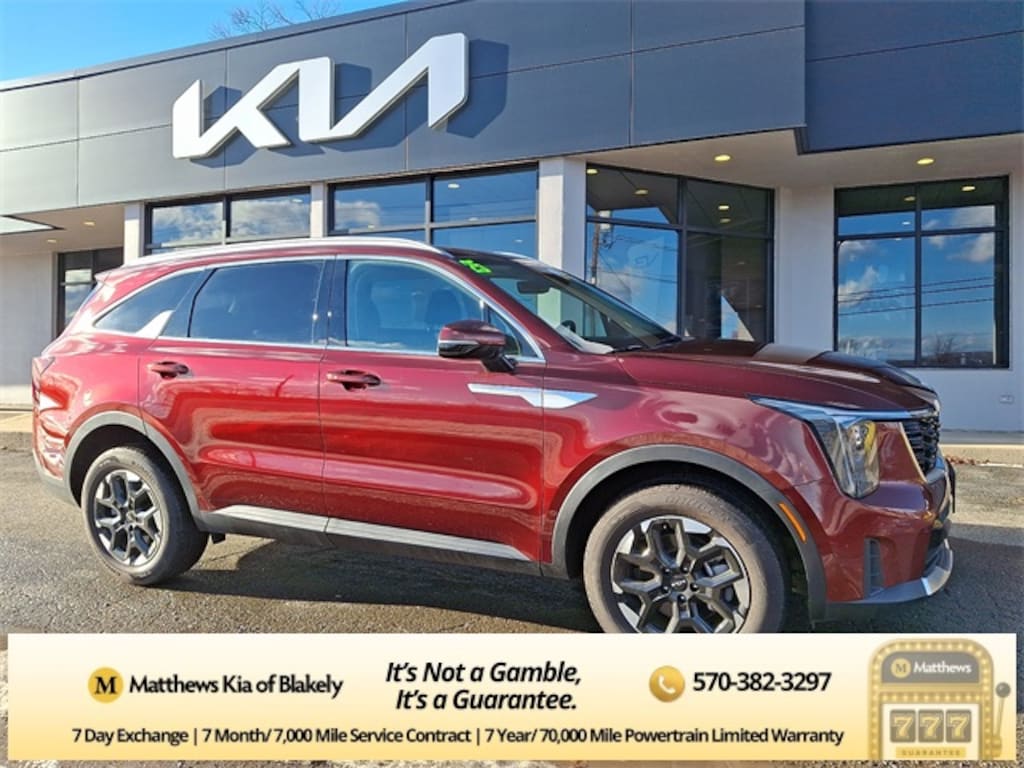Certified 2025 Kia Sorento S SUV