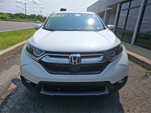 Used 2018 Honda CR-V EX-L with VIN 2HKRW2H86JH663234 for sale in Blakely, PA