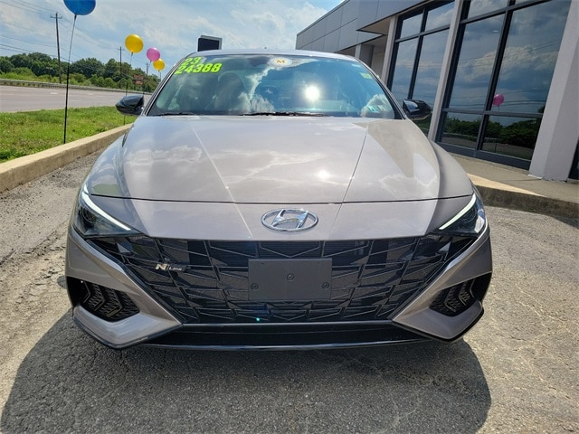 Used 2023 Hyundai Elantra N Line with VIN KMHLR4AF5PU591597 for sale in Blakely, PA