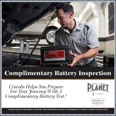 Complimentary Battery Inspection Complimentary Battery Inspection
