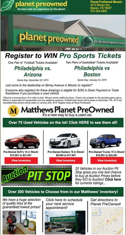 Planet Preowned Blakely Used Dealership In Blakely Pa 18447