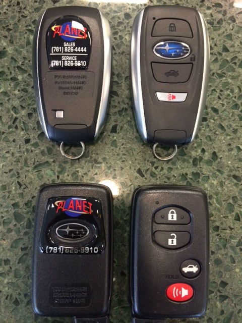 subaru legacy key fob