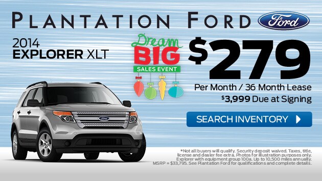 2017 Ford Explorer Lease Special