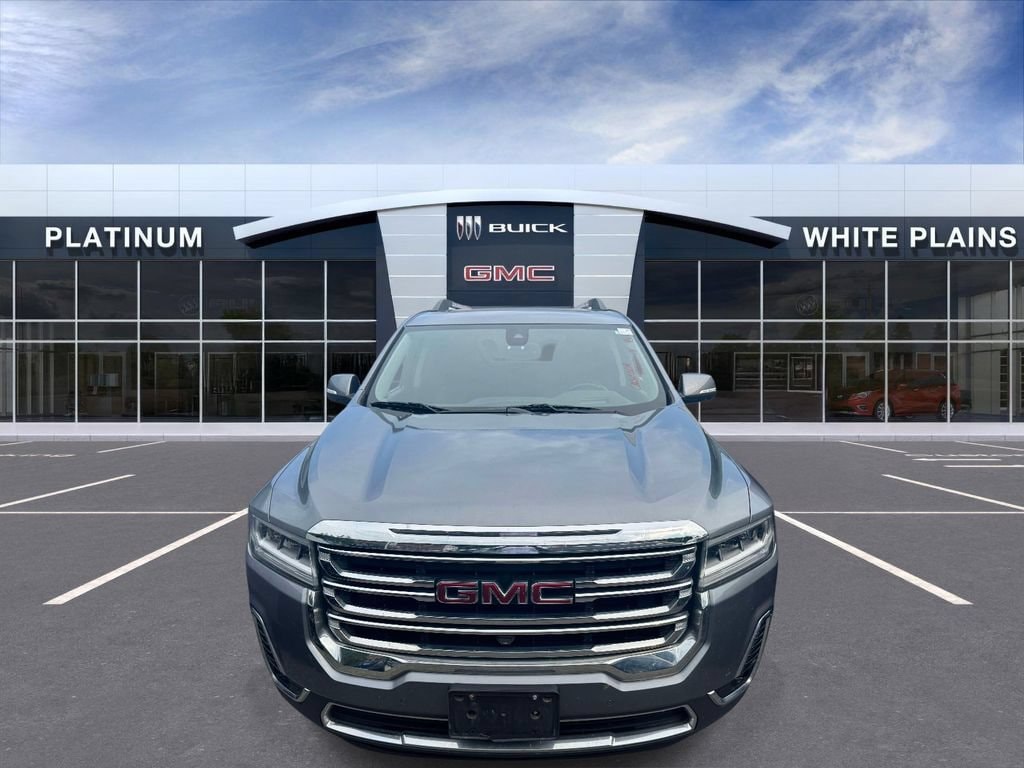 Used 2021 GMC Acadia SLT with VIN 1GKKNULS6MZ159075 for sale in White Plains, NY