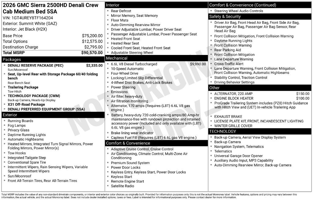 2026 GMC Sierra 2500HD Denali - Photo 3