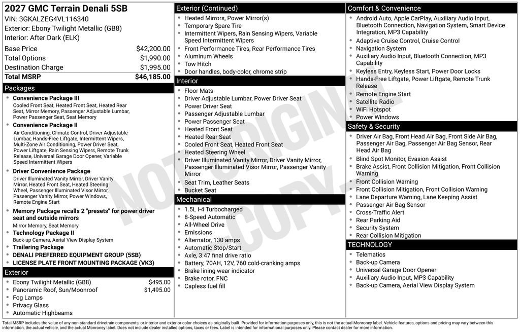 2027 GMC Terrain Denali - Photo 4