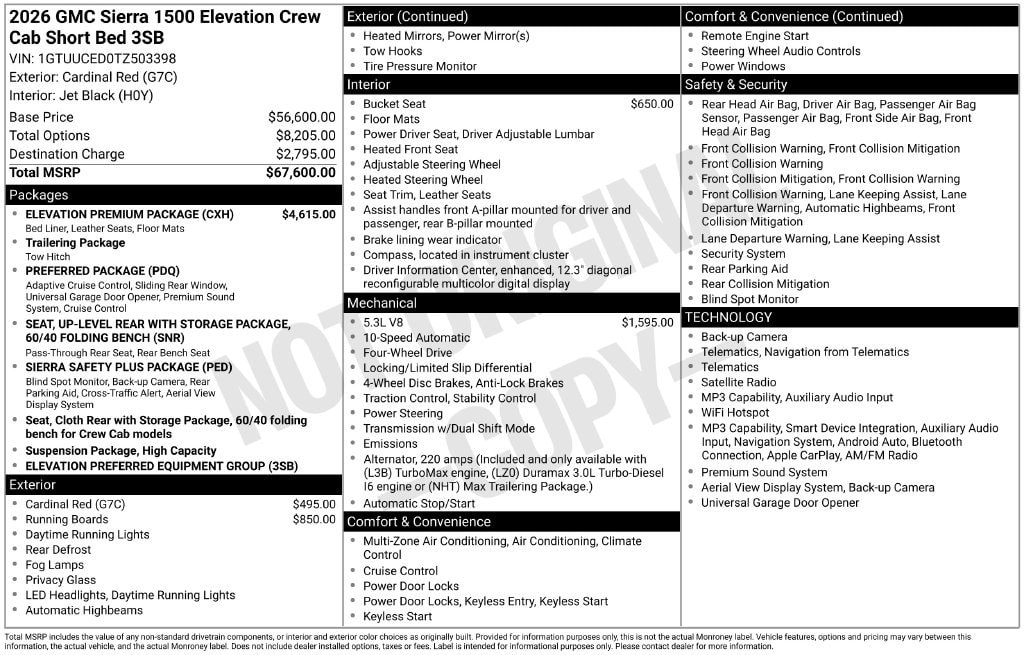 2026 GMC Sierra 1500 Elevation - Photo 4