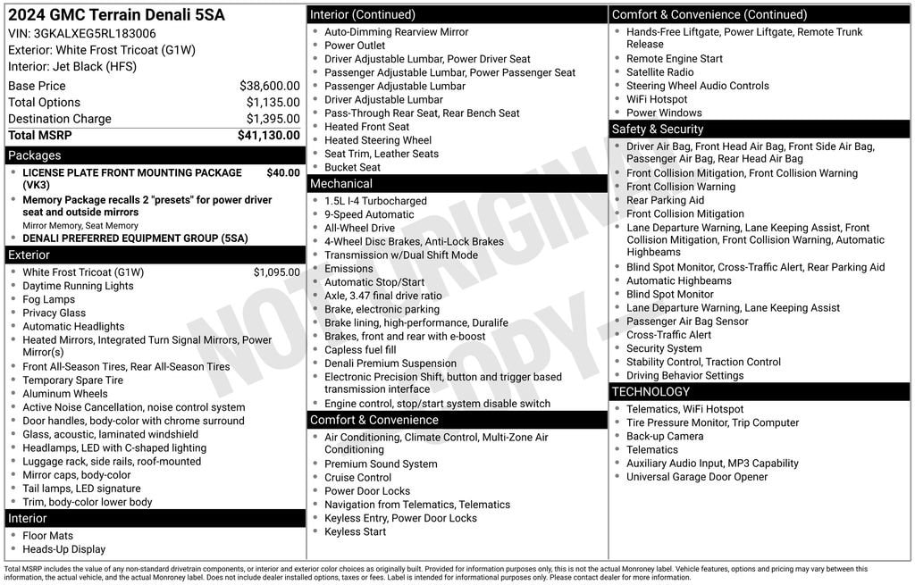 2024 GMC Terrain Denali AWD's photo