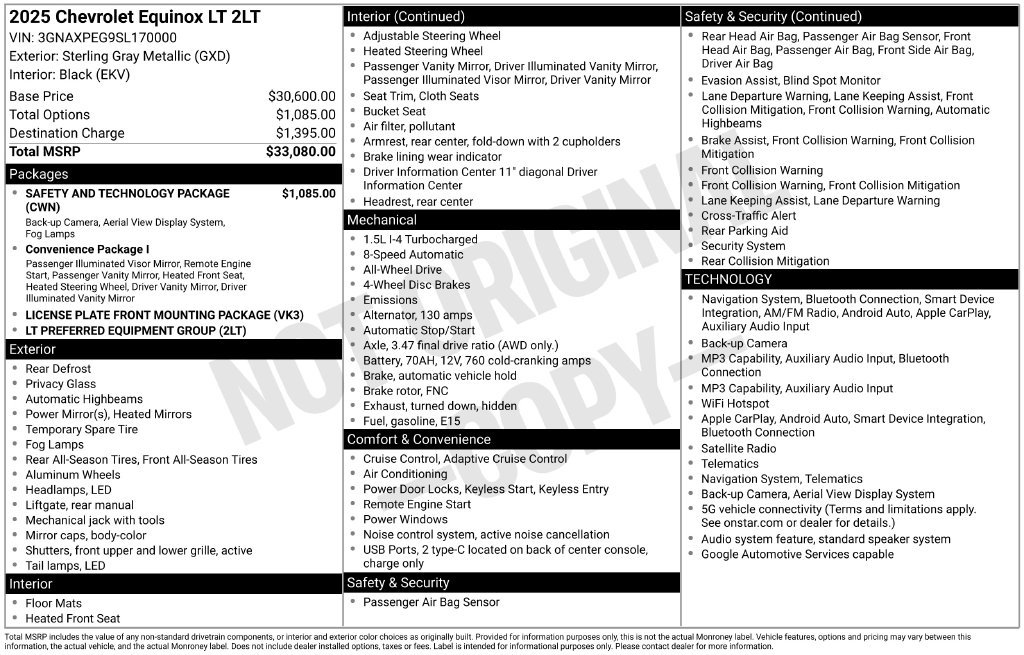 2025 Chevrolet Equinox LT