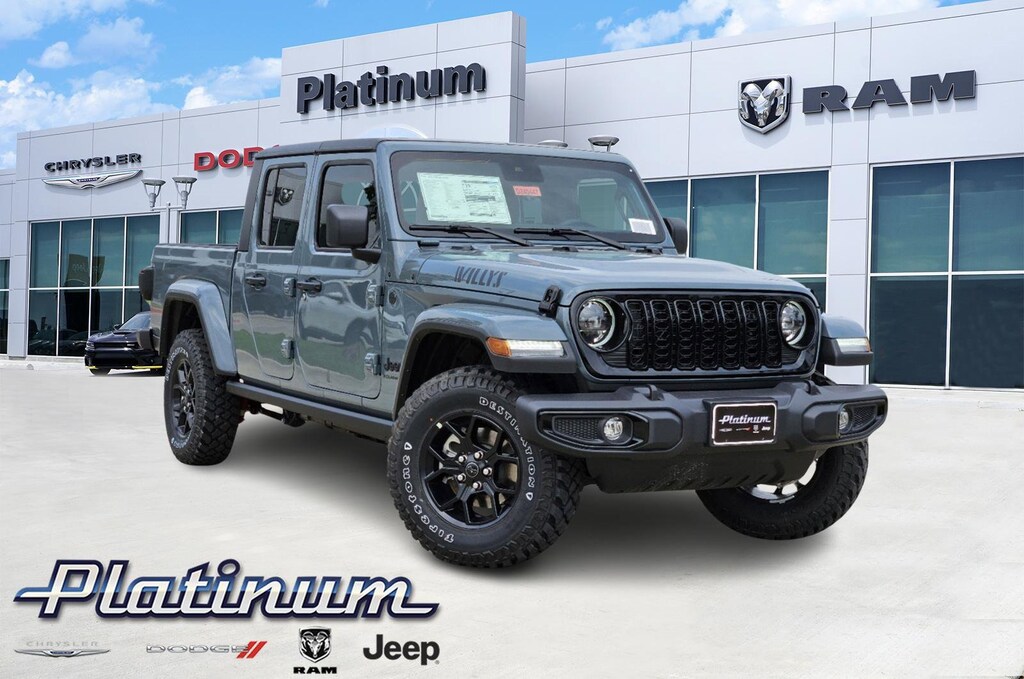 New 2024 Jeep Gladiator WILLYS 4X4 For Sale Terrell TX