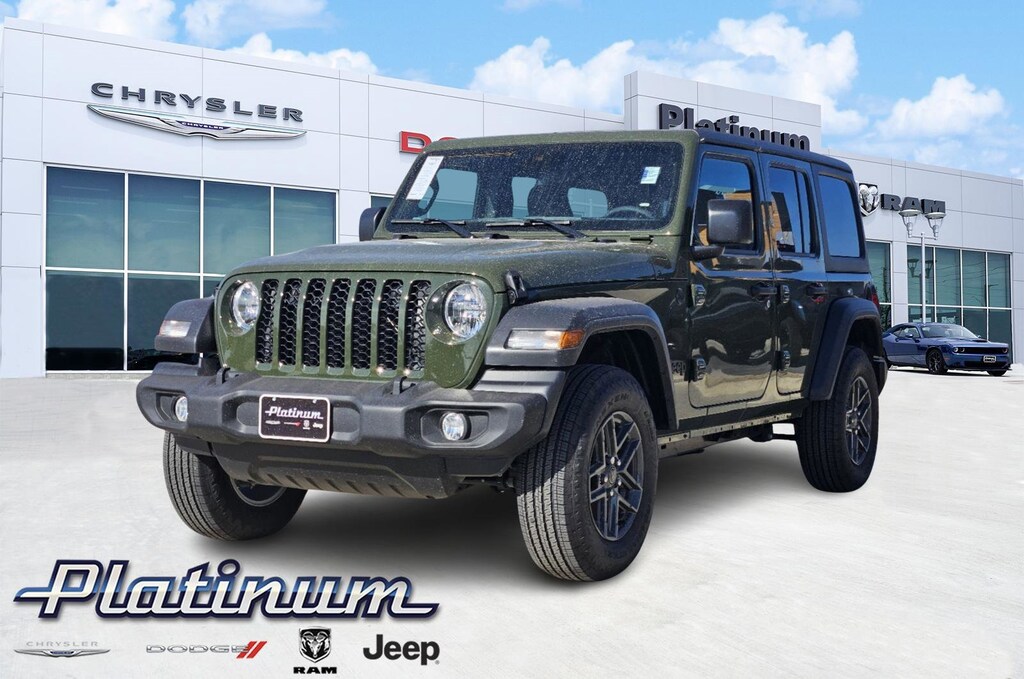 New 2024 Jeep Wrangler 4DOOR SPORT S For Sale Terrell TX